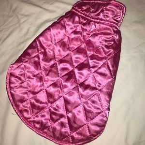 Dog Clothing - Pink, Quilted